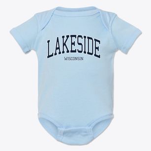 Lakeside Wisconsin Traditional Baby Onesie