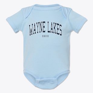 Wayne Lakes Ohio Traditional Baby Onesie