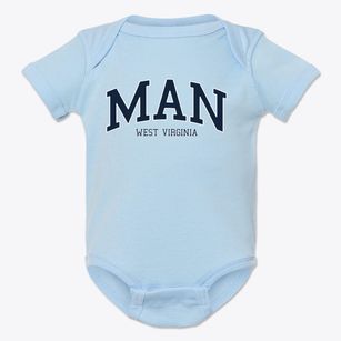 Man West Virginia Traditional Baby Onesie