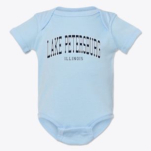 Lake Petersburg Illinois Traditional Baby Onesie