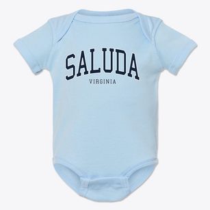 Saluda Virginia Traditional Baby Onesie