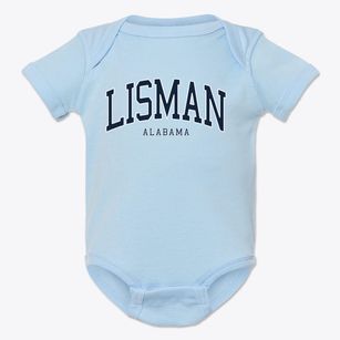 Lisman Alabama Traditional Baby Onesie