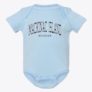 Mackinac Island Michigan Traditional Baby Onesie