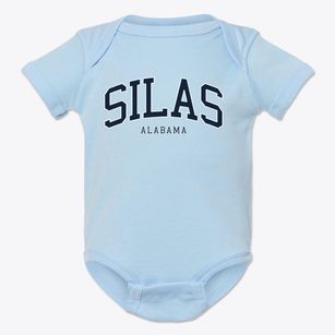 Silas Alabama Traditional Baby Onesie