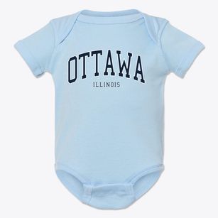 Ottawa Illinois Traditional Baby Onesie