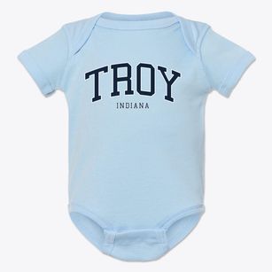 Troy Indiana Traditional Baby Onesie