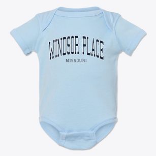 Windsor Place Missouri Traditional Baby Onesie
