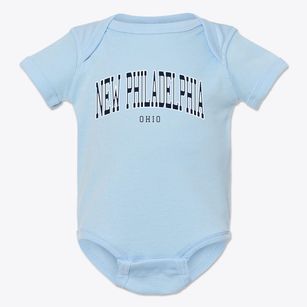New Philadelphia Ohio Traditional Baby Onesie