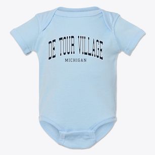 De Tour Village Michigan Traditional Baby Onesie