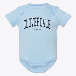 Cloverdale Oregon Traditional Baby Onesie