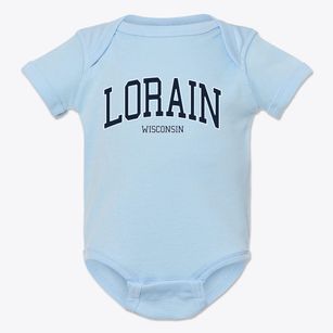 Lorain Wisconsin Traditional Baby Onesie