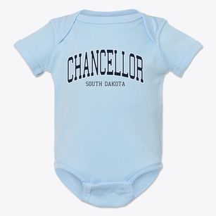 Chancellor South Dakota Traditional Baby Onesie
