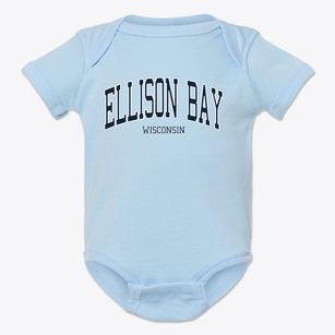 Ellison Bay Wisconsin Traditional Baby Onesie