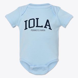 Iola Pennsylvania Traditional Baby Onesie