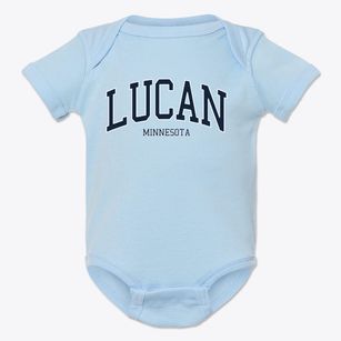 Lucan Minnesota Traditional Baby Onesie