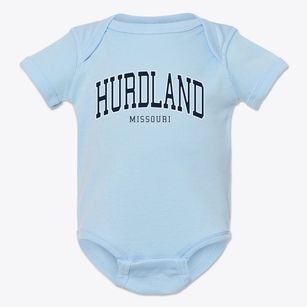 Hurdland Missouri Traditional Baby Onesie