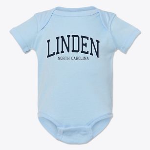 Linden North Carolina Traditional Baby Onesie