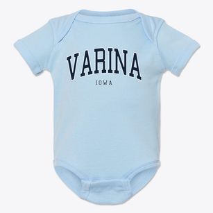 Varina Iowa Traditional Baby Onesie