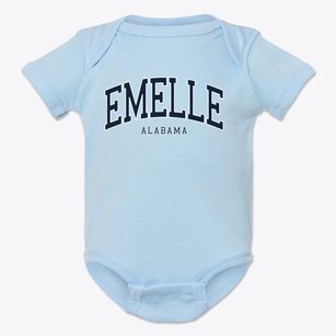 Emelle Alabama Traditional Baby Onesie