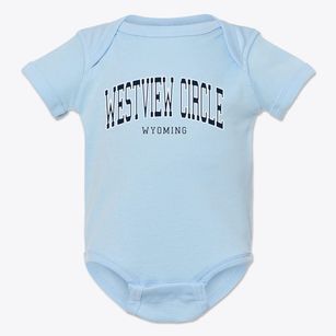 Westview Circle Wyoming Traditional Baby Onesie