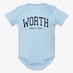 Worth Pennsylvania Traditional Baby Onesie