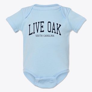 Live Oak South Carolina Traditional Baby Onesie