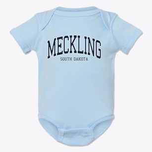 Meckling South Dakota Traditional Baby Onesie