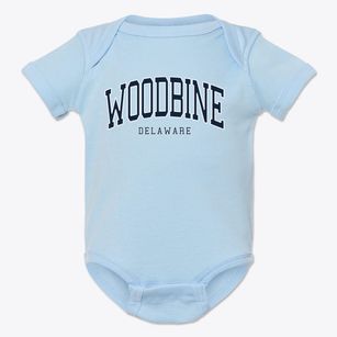 Woodbine Delaware Traditional Baby Onesie