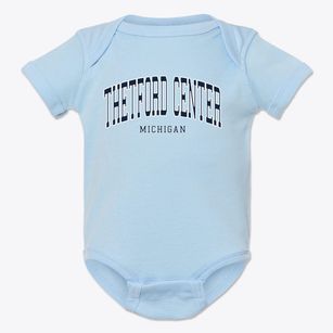 Thetford Center Michigan Traditional Baby Onesie