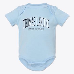 Thomas Landing North Carolina Traditional Baby Onesie