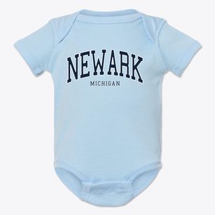 Newark Michigan Traditional Baby Onesie