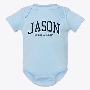 Jason North Carolina Traditional Baby Onesie