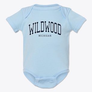 Wildwood Michigan Traditional Baby Onesie