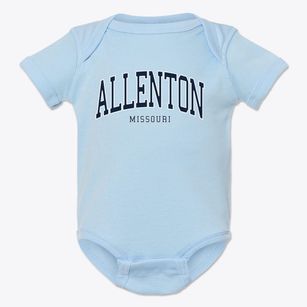 Allenton Missouri Traditional Baby Onesie