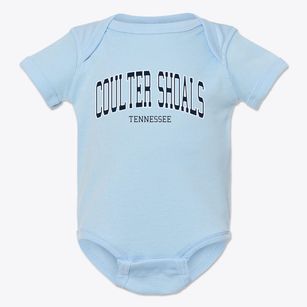 Coulter Shoals Tennessee Traditional Baby Onesie