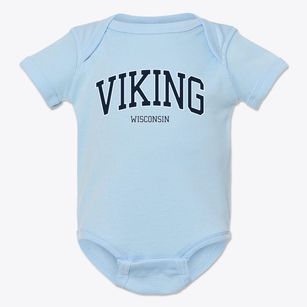 Viking Wisconsin Traditional Baby Onesie