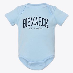 Bismarck North Dakota Traditional Baby Onesie