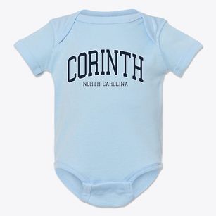 Corinth North Carolina Traditional Baby Onesie