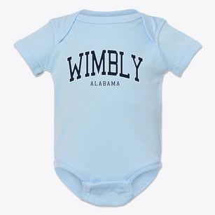 Wimbly Alabama Traditional Baby Onesie