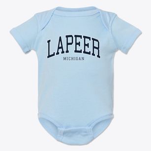 Lapeer Michigan Traditional Baby Onesie