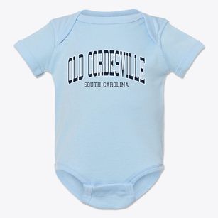 Old Cordesville South Carolina Traditional Baby Onesie