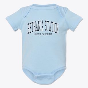 Bethania Station North Carolina Traditional Baby Onesie