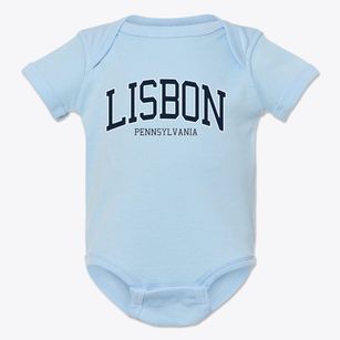 Lisbon Pennsylvania Traditional Baby Onesie
