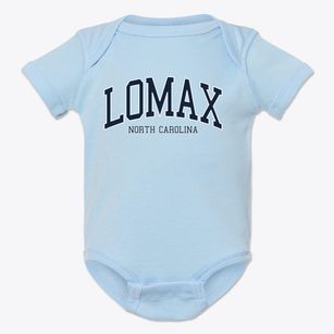 Lomax North Carolina Traditional Baby Onesie