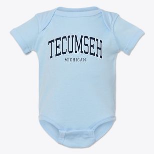 Tecumseh Michigan Traditional Baby Onesie