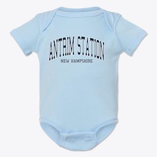 Antrim Station New Hampshire Traditional Baby Onesie