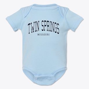 Twin Springs Missouri Traditional Baby Onesie