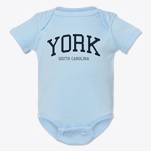 York South Carolina Traditional Baby Onesie