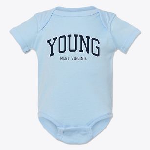 Young West Virginia Traditional Baby Onesie