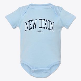 New Dixon Iowa Traditional Baby Onesie